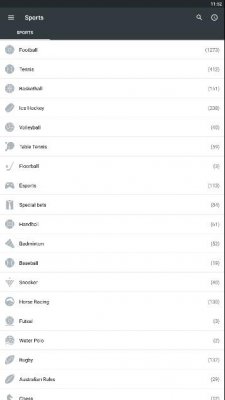 Screenshot of the application Melbet - #3