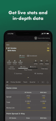 Screenshot of the application bet365 - #5