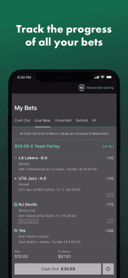 Screenshot of the application bet365 - #7