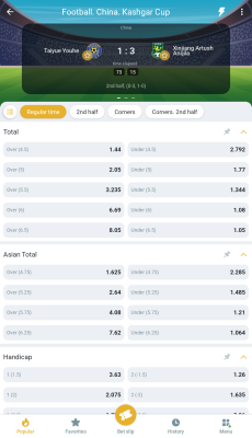 Screenshot of the application Melbet - #6